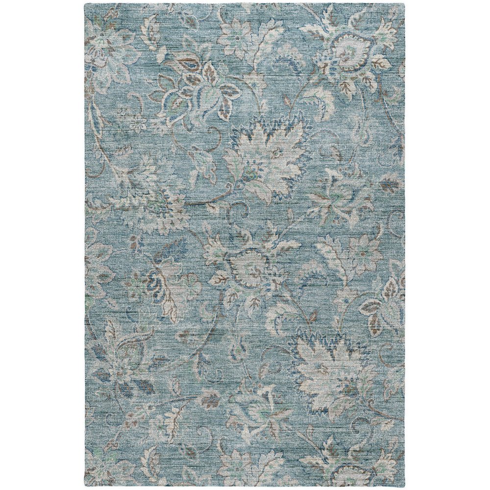Indoor/Outdoor Silk Road Baltic 5' x 7'6" Rug. Picture 1