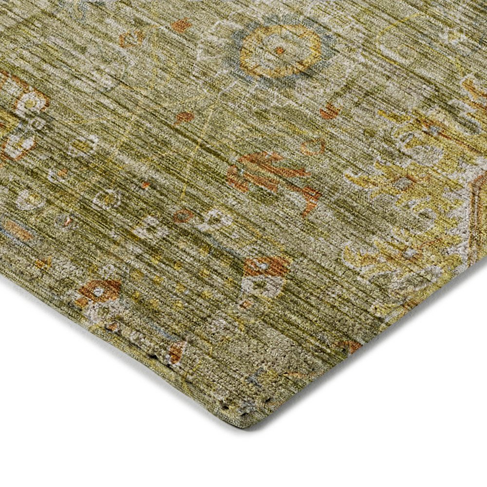 Indoor/Outdoor Silk Road Sage 2'6" x 3'10" Rug. Picture 2