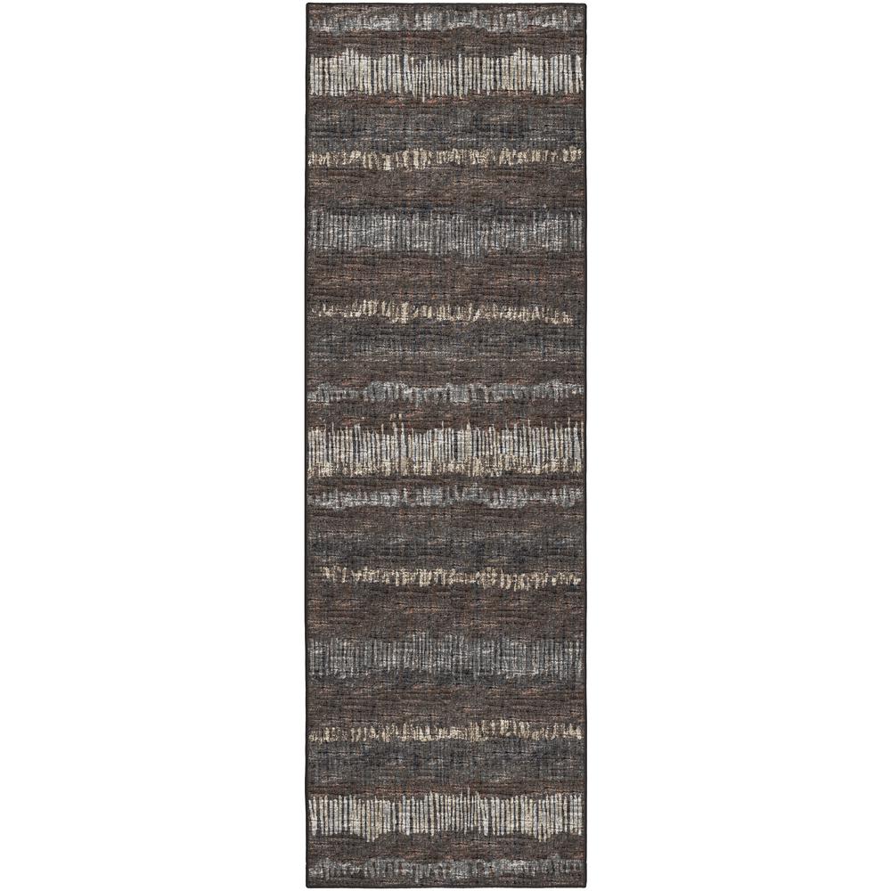 Winslow WL4 Coffee 2'6" x 12' Runner Rug. Picture 1