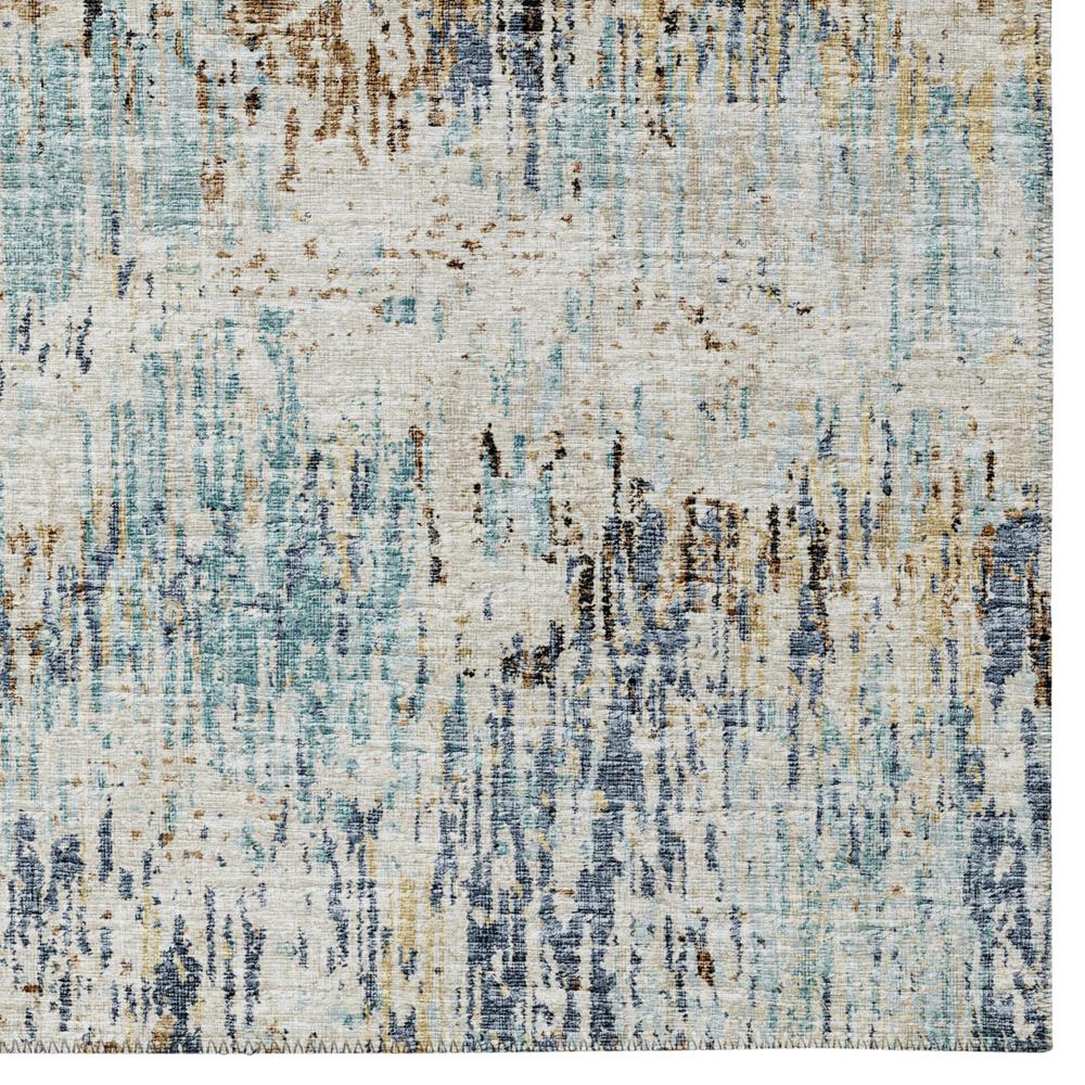 Indoor/Outdoor Accord AAC31 Moody Washable 2'3" x 7'6" Runner Rug. Picture 3