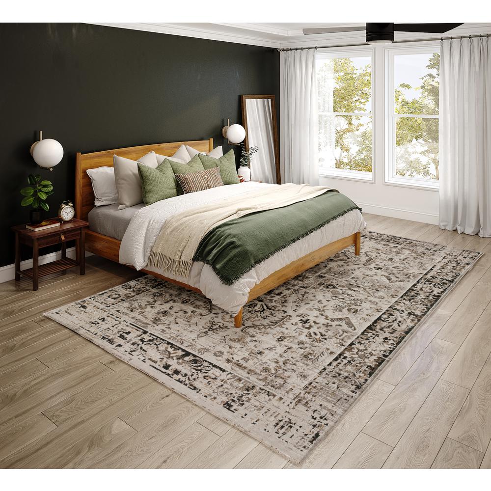 Antalya AY4 Silver 7'10" x 10' Rug. Picture 2