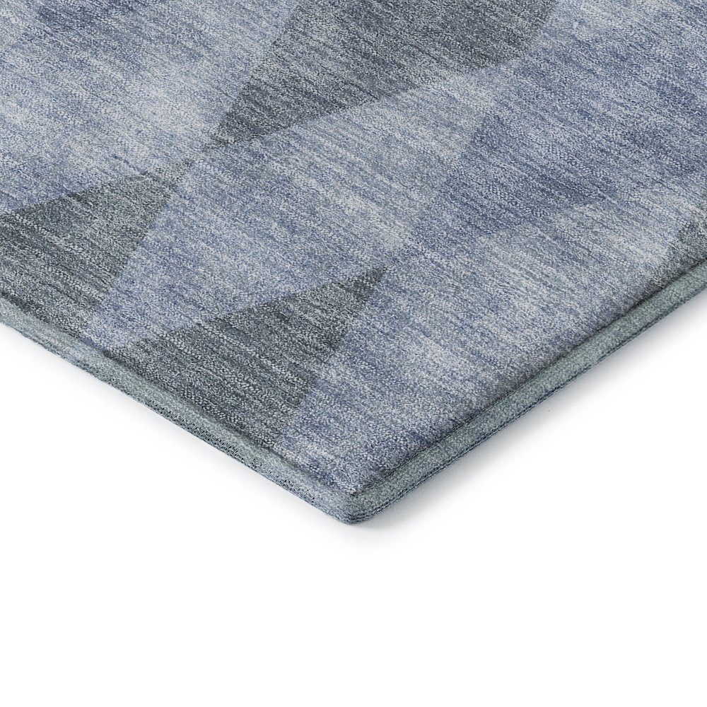 Luxury Washable Indoor/Outdoor The Reserve Denim 2'6" x 3'10" Rug. Picture 2