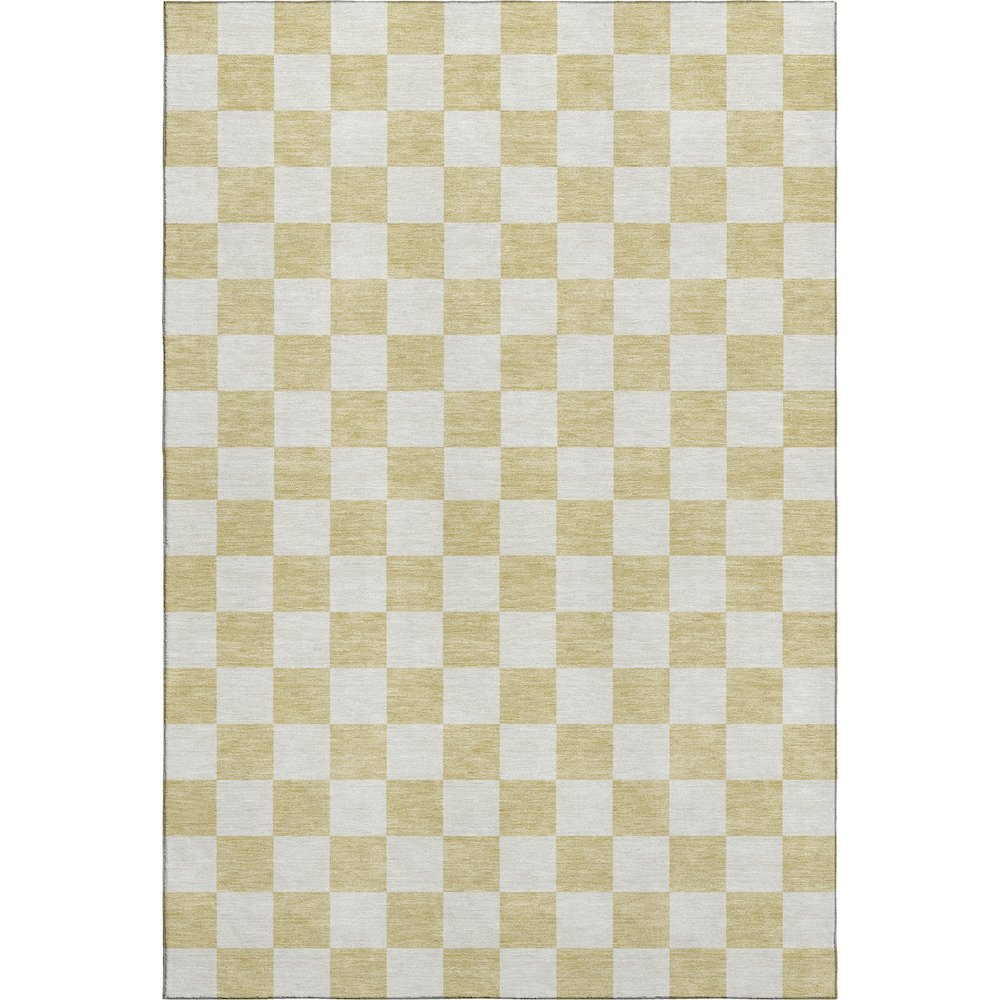 Luxury Washable Indoor/Outdoor The Reserve Wheat 5' x 7'6" Rug. Picture 1