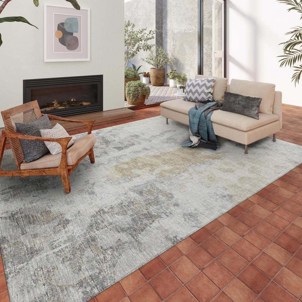 Indoor/Outdoor Accord AAC33 Moody Washable 5' x 7'6" Rug. Picture 2
