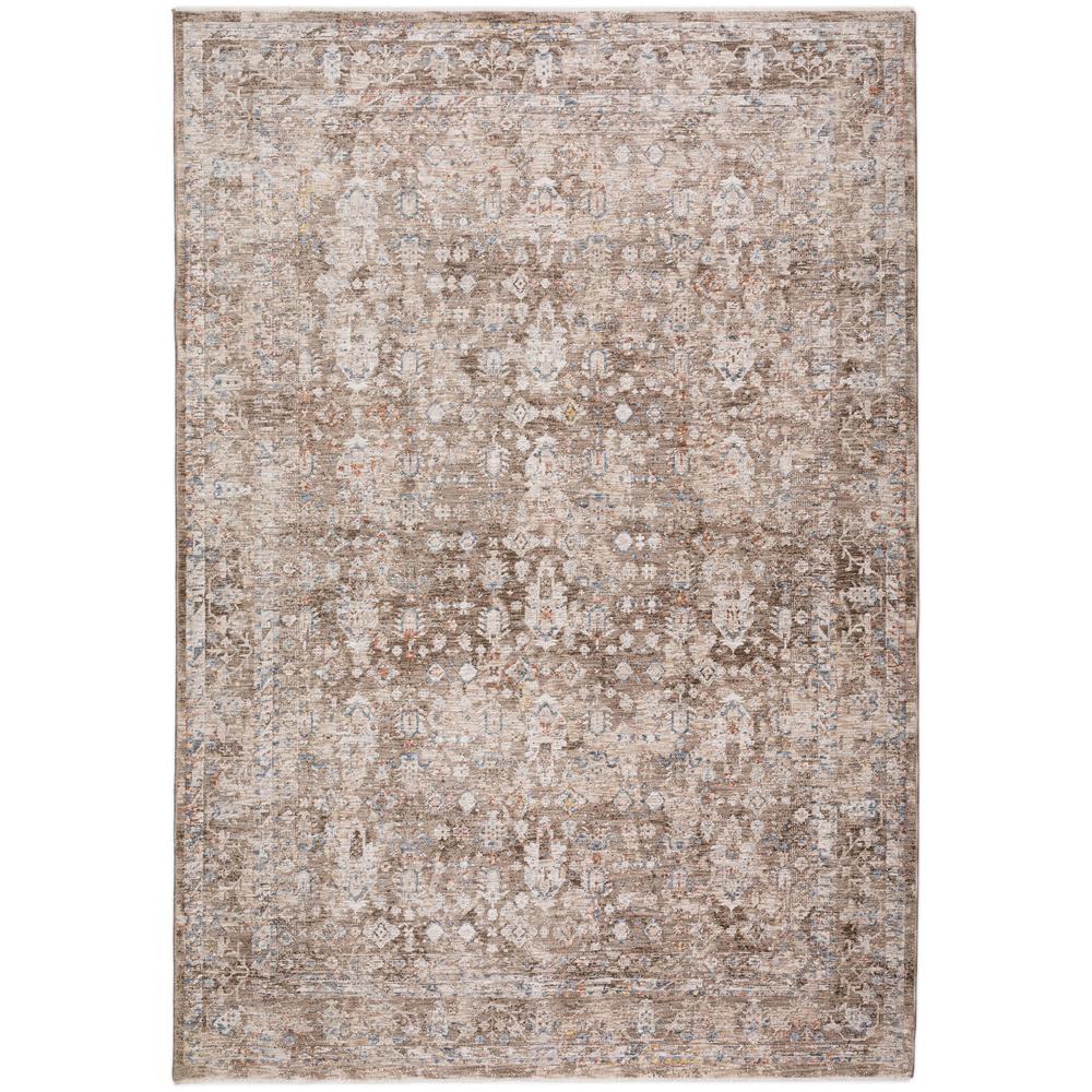 Vienna VI6 Chocolate 7'10" x 10' Rug. Picture 1