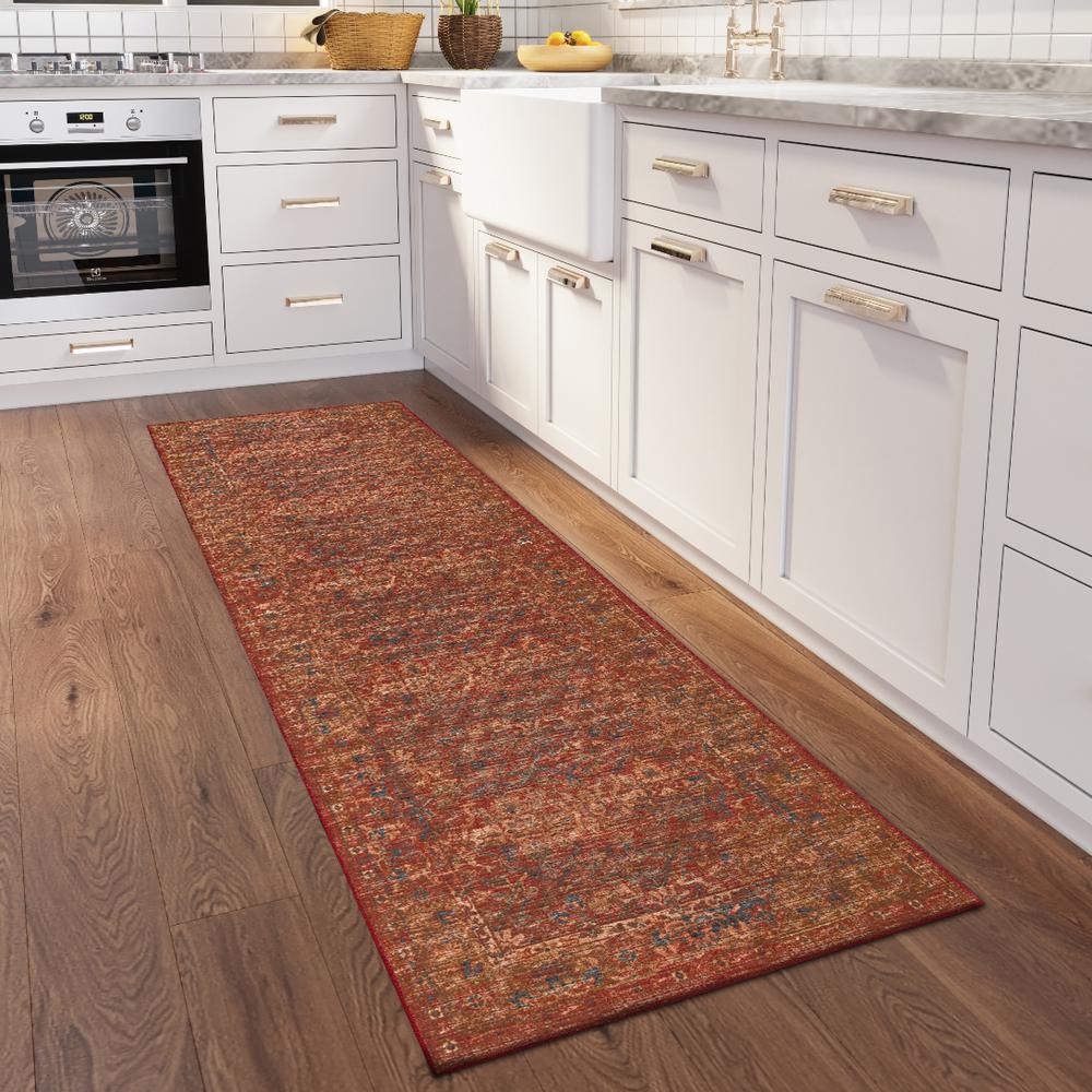Jericho JC3 Nutmeg 2'6" x 12' Runner Rug. Picture 2