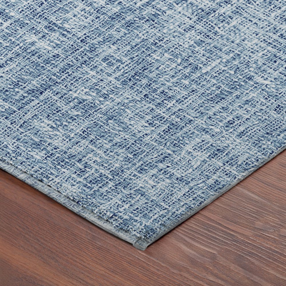 Luxury Washable Voyage VY1 Blue 2'6" x 3'10" Rug. Picture 2