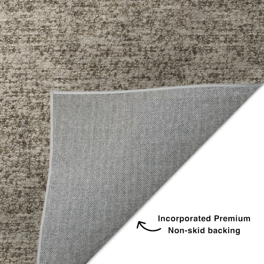 Luxury Washable Voyage VY2 Ivory 2'6" x 3'10" Rug. Picture 4