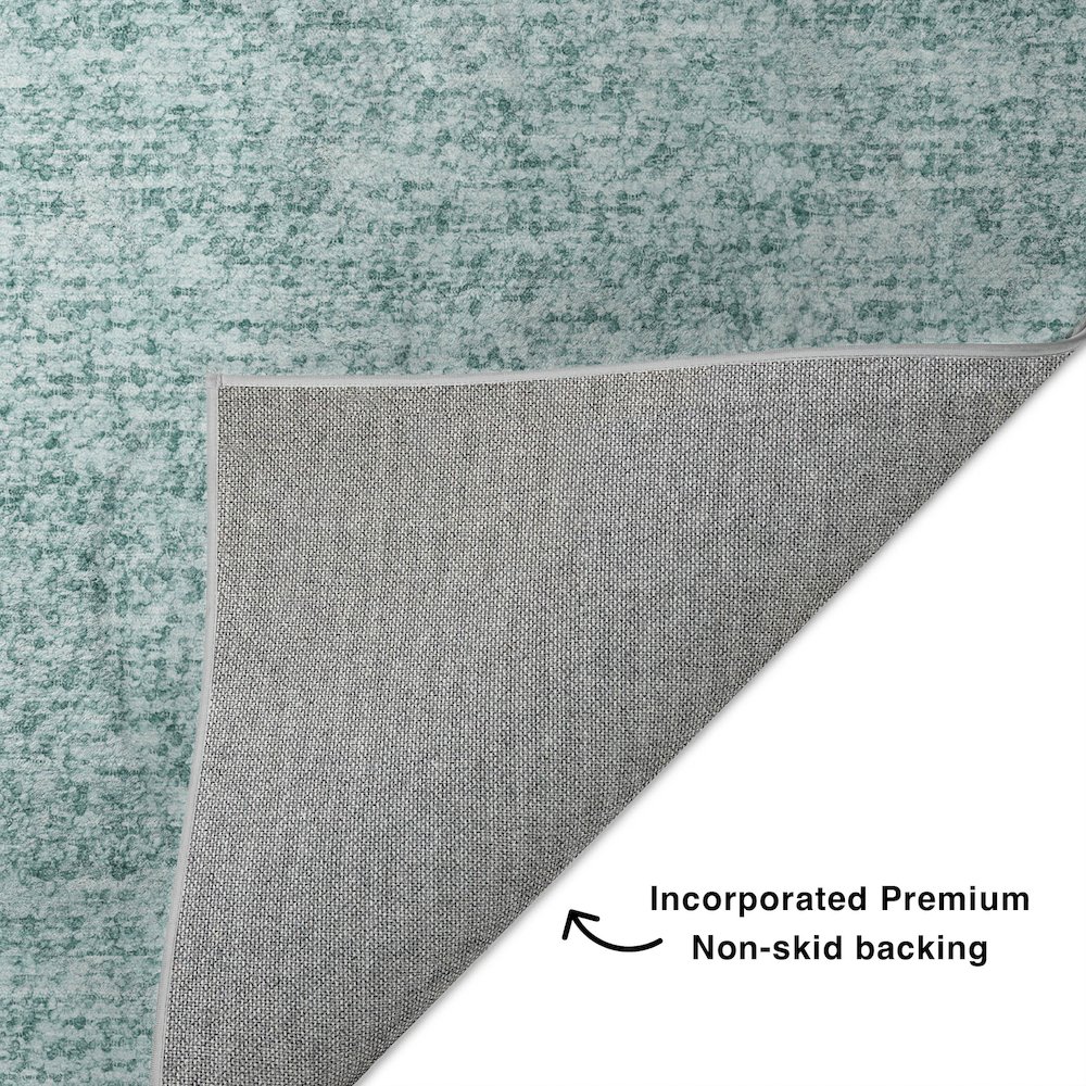 Luxury Washable Voyage VY2 Blue 2'6" x 3'10" Rug. Picture 4