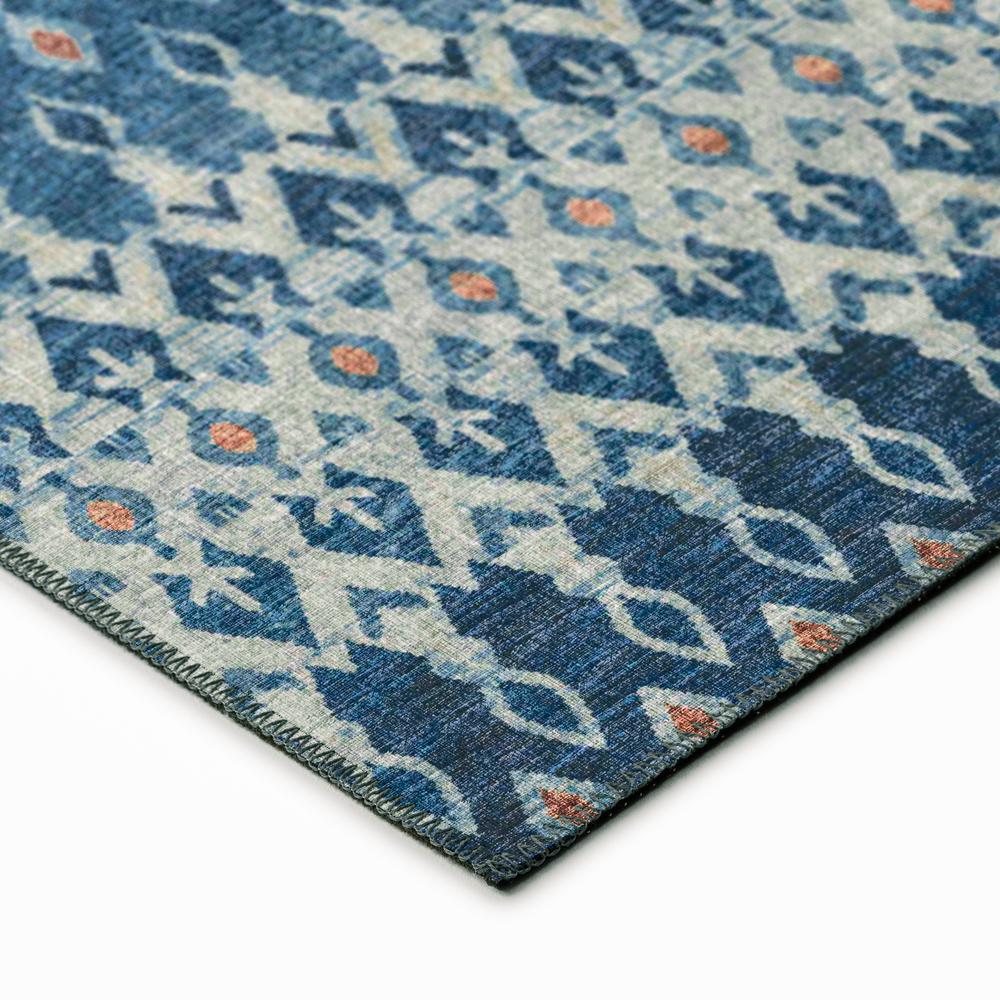 Bravado Seaglass Transitional Ikat 10' x 14' Area Rug Seaglass ABV31. Picture 3