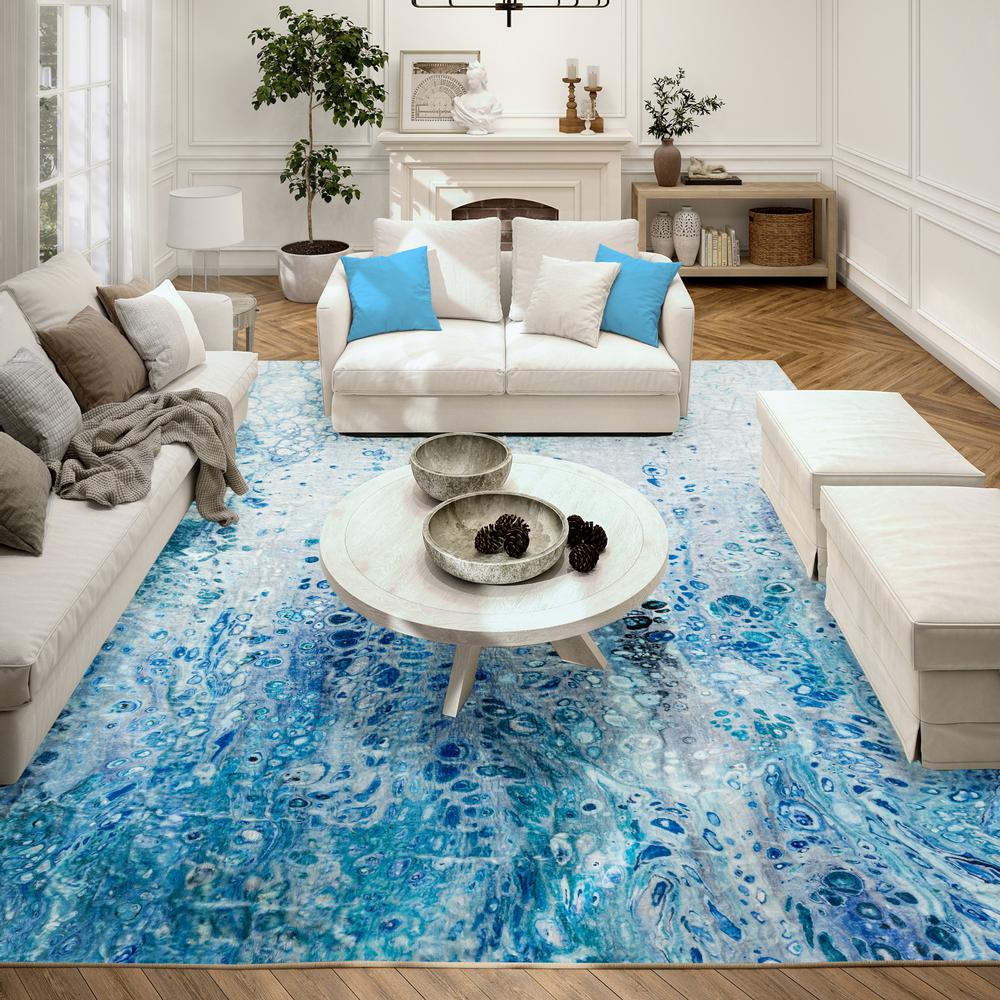Kikiamo KK18 Ocean 3' x 5' Rug. Picture 2
