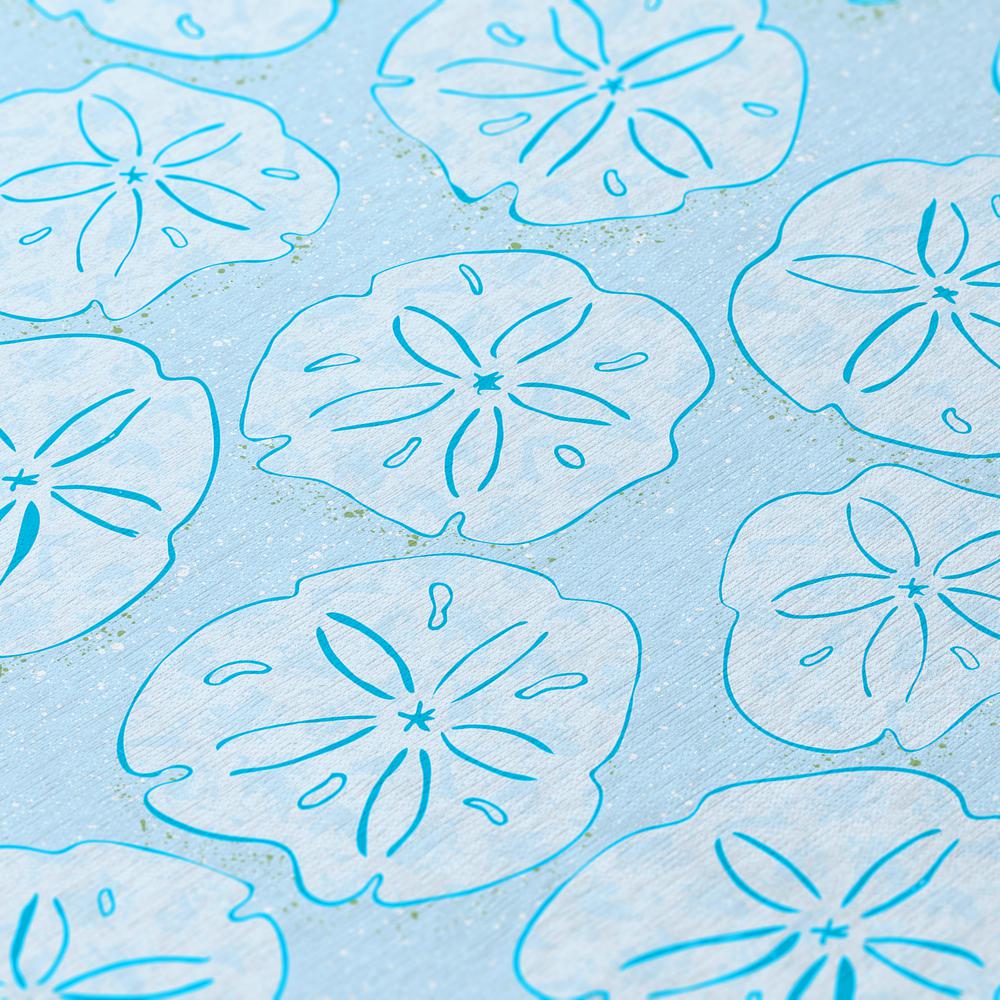 Indoor/Outdoor Surfside ASR40 Blue Washable 2'3" x 7'6" Runner Rug. Picture 7