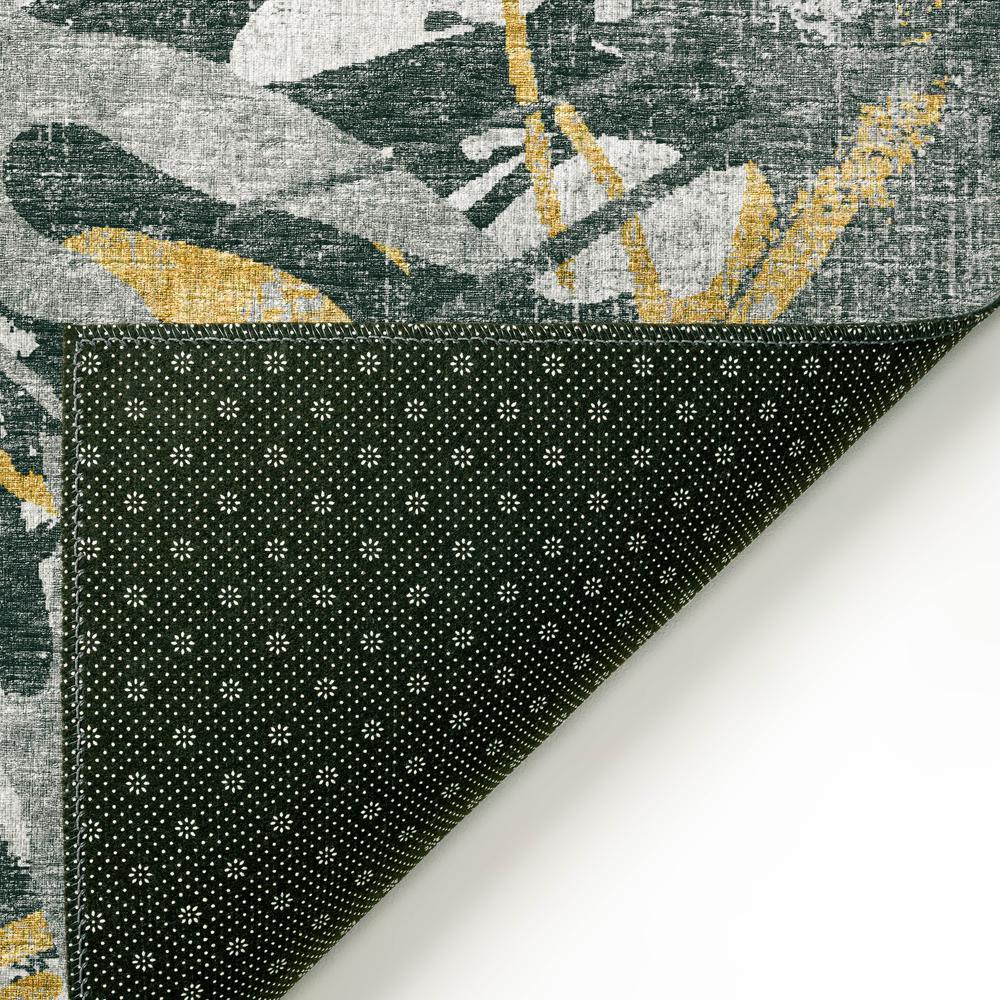 Bravado Gilded Contemporary Color Splash 10' x 14' Area Rug Gilded ABV36. Picture 4