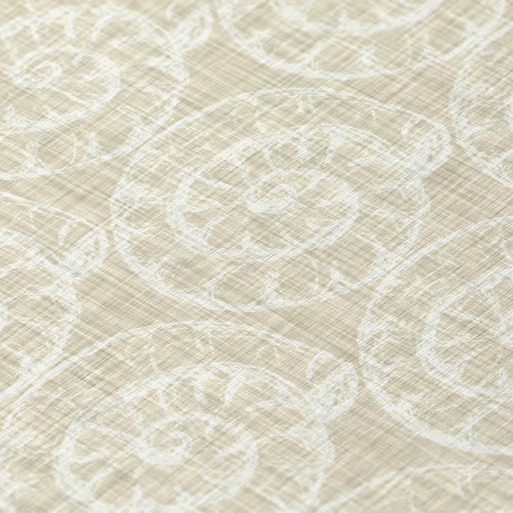 Indoor/Outdoor Surfside ASR41 Beige Washable 2'3" x 7'6" Runner Rug. Picture 7