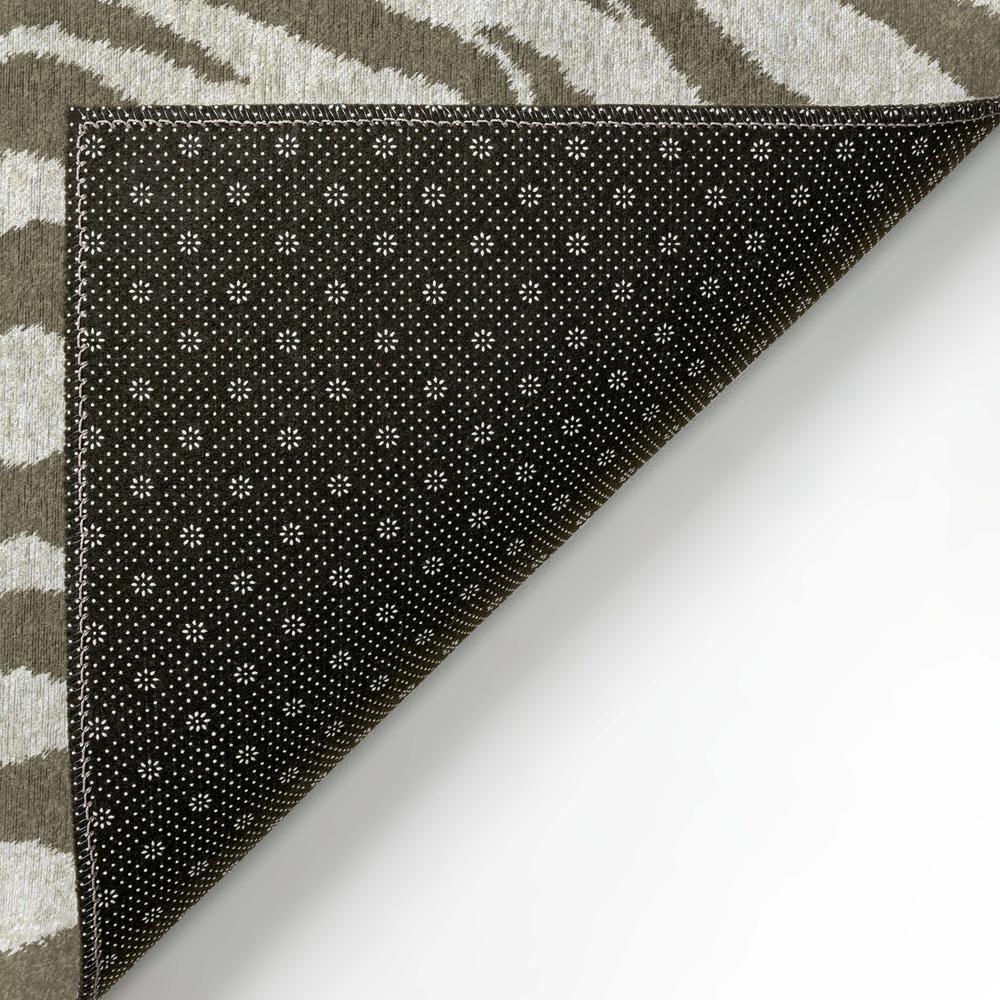 Safari Taupe Animal Animal Print 10' x 14' Area Rug Taupe ASF31. Picture 4