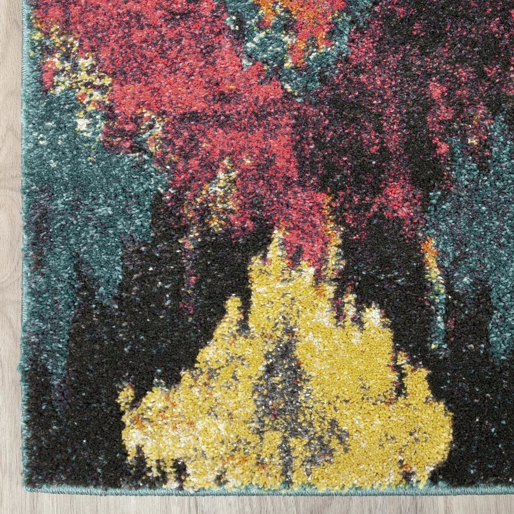 MODERN GREYS MG525 TEAL 3'3"X5'3". Picture 3