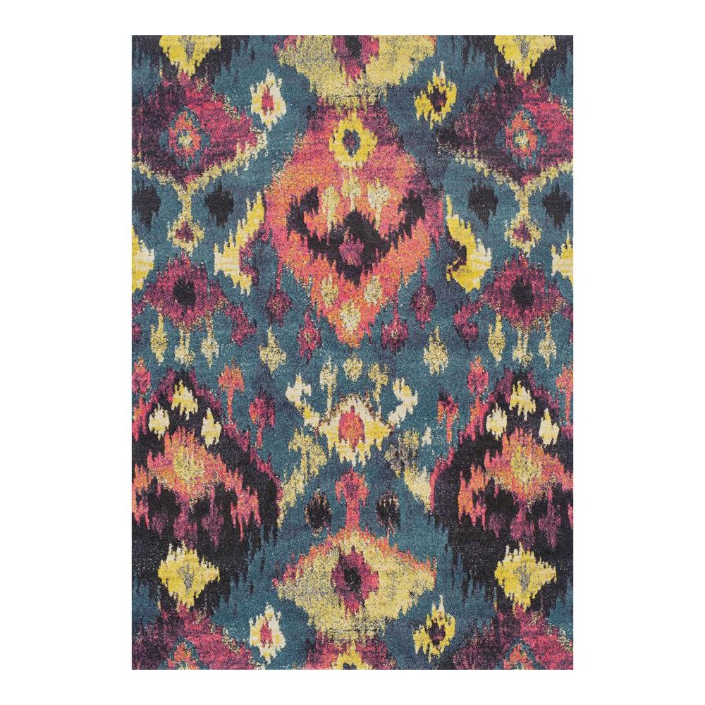 MODERN GREYS MG525 TEAL 3'3"X5'3". Picture 1