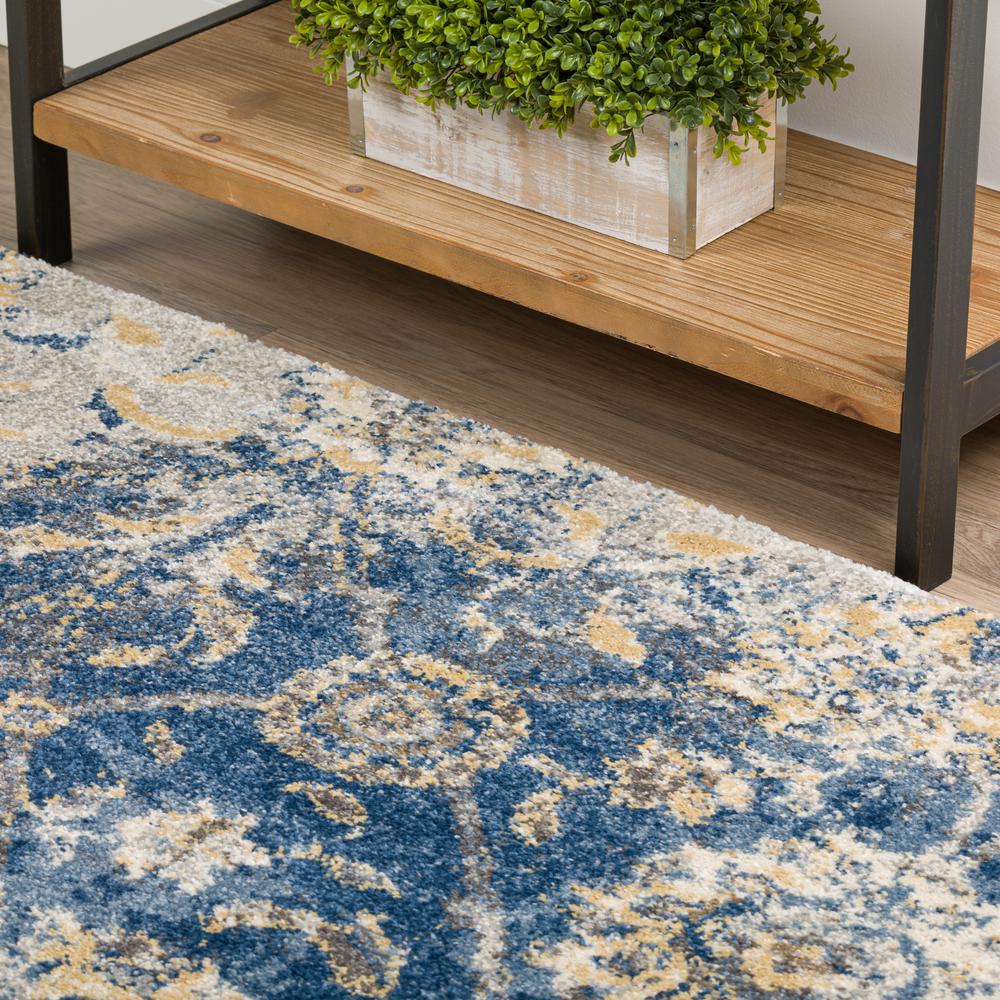 Orleans OR5 Indigo 5'1" x 7'5" Rug. Picture 9