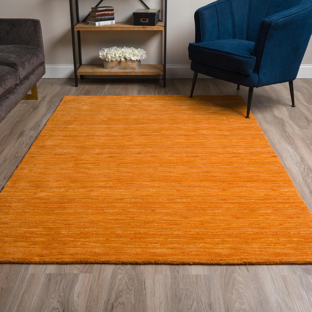 Rafia RF100 Mandarin 3'6" x 5'6" Rug. Picture 2