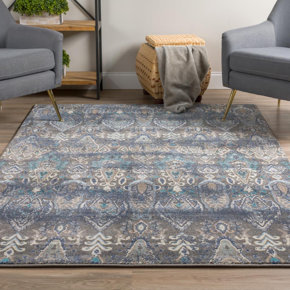 Geneva GV315 Pewter 9'6" x 13'2" Rug. Picture 2