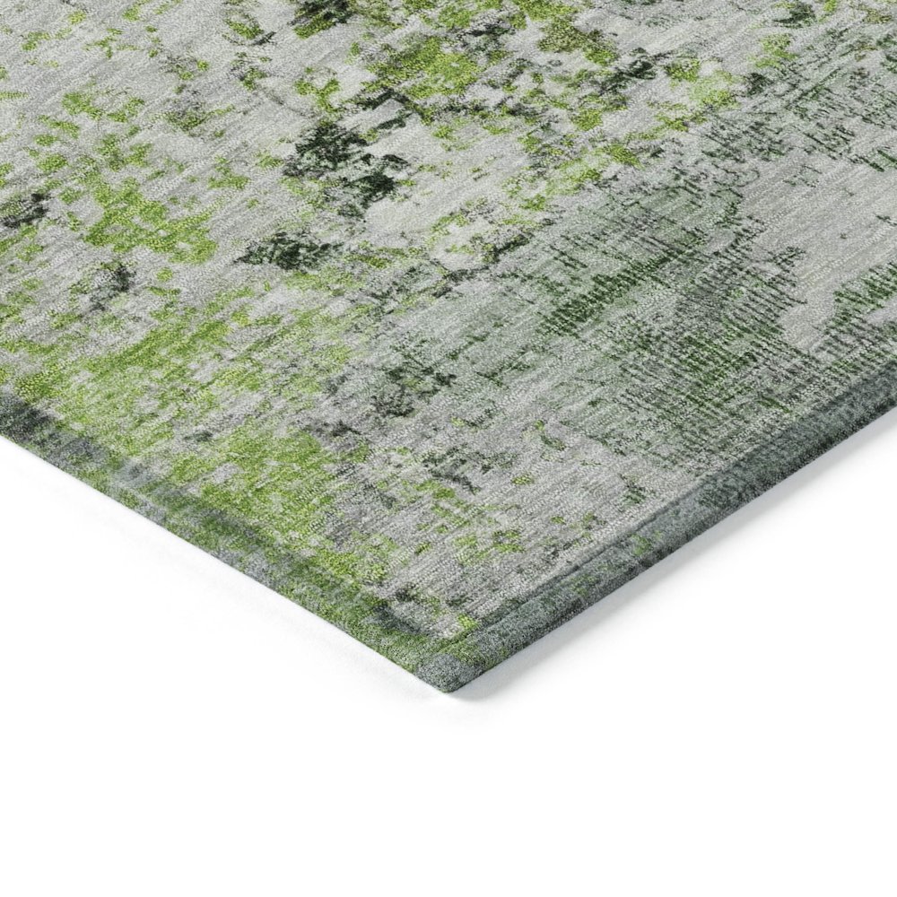 Machine Washable Indoor/Outdoor Chantille Aloe 3' x 5' Rug. Picture 3
