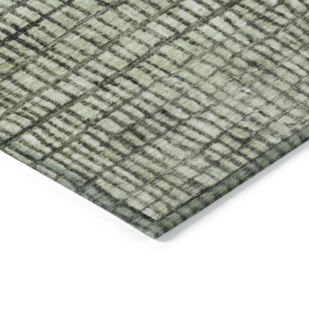 Machine Washable Indoor/Outdoor Chantille Aloe 3' x 5' Rug. Picture 3