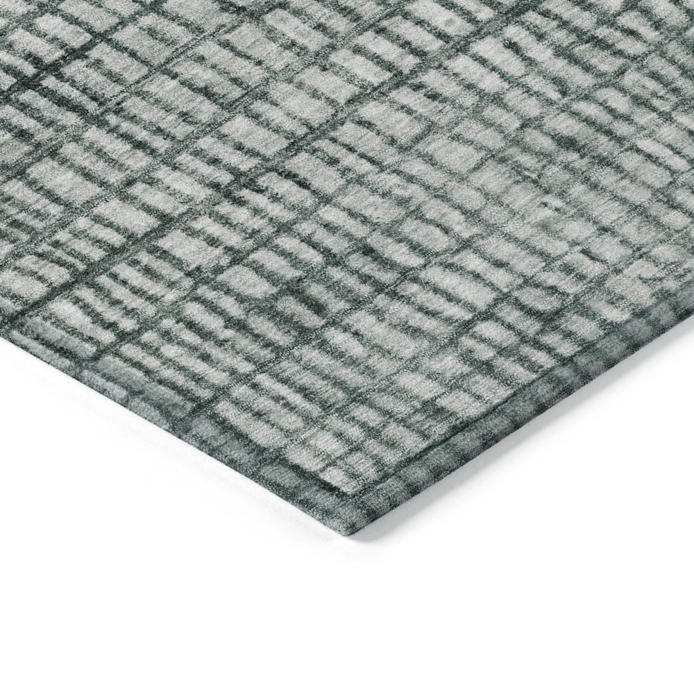 Machine Washable Indoor/Outdoor Chantille Aqua 3' x 5' Rug. Picture 3