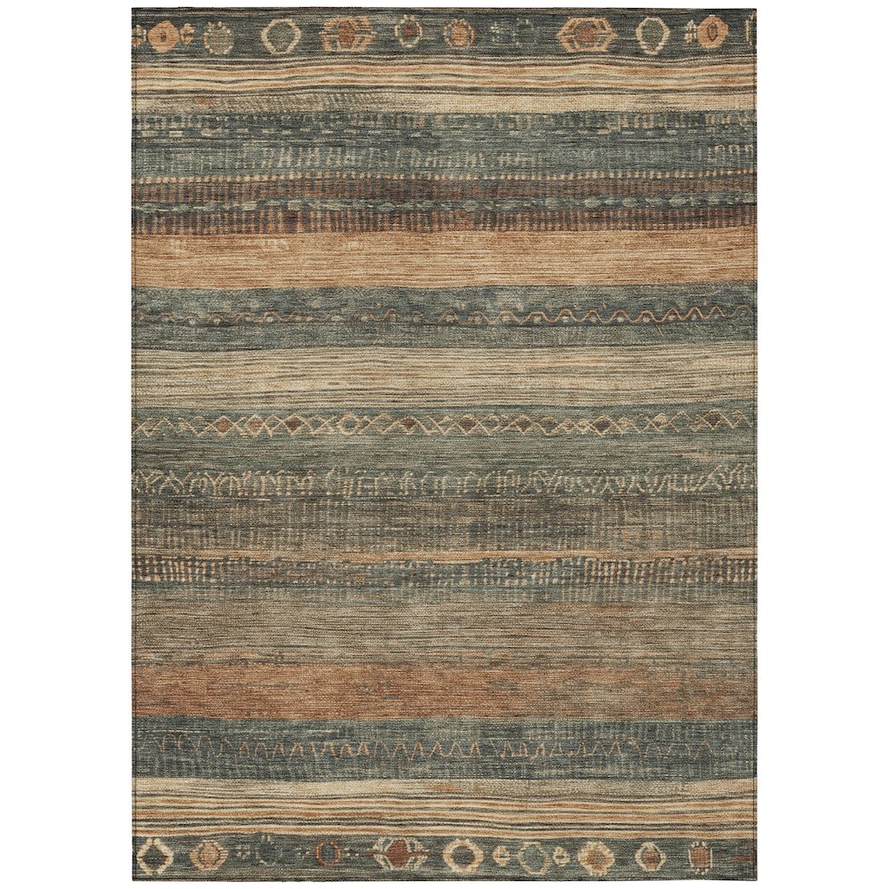 Machine Washable Indoor/Outdoor Chantille Fern 8' x 10' Rug. Picture 1