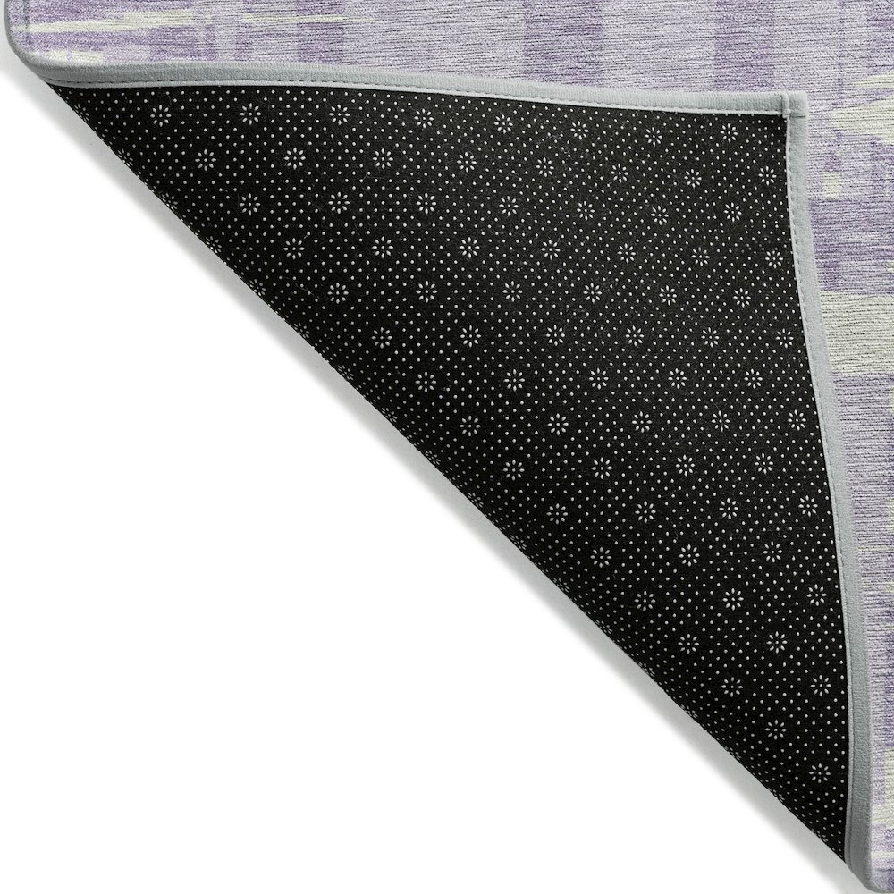 Machine Washable Indoor/Outdoor Chantille Lavender 3' x 5' Rug. Picture 2