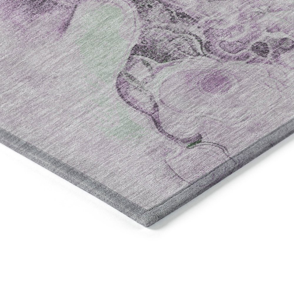 Machine Washable Indoor/Outdoor Chantille Sage 3' x 5' Rug. Picture 3