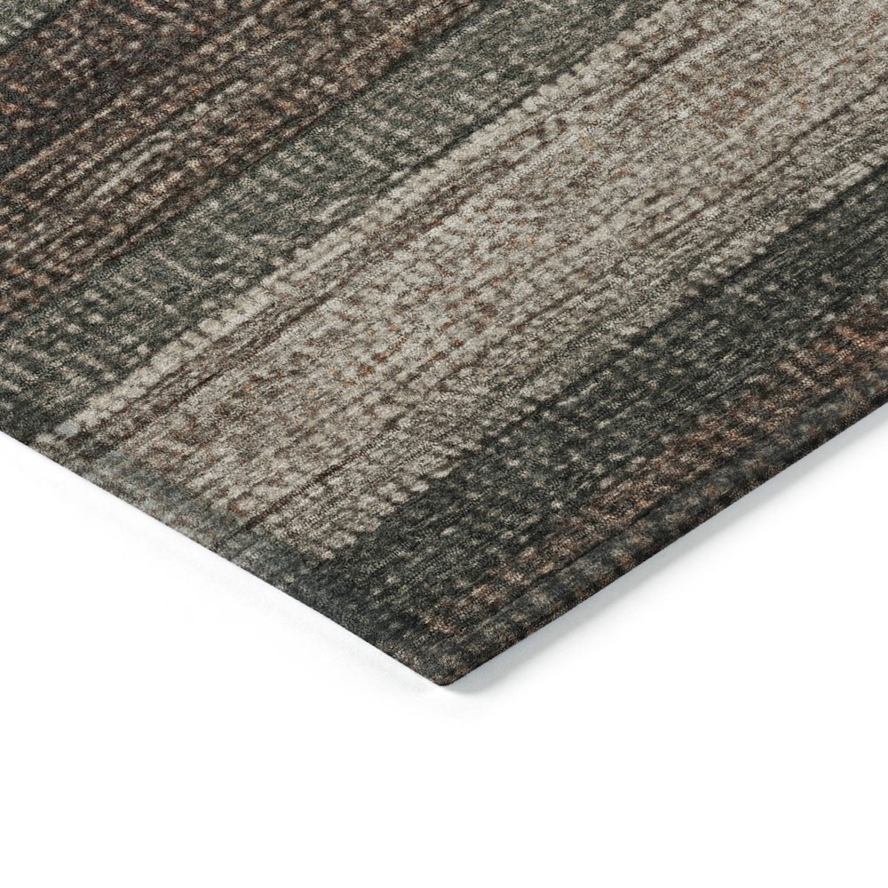 Machine Washable Indoor/Outdoor Chantille Paprika 3' x 5' Rug. Picture 3