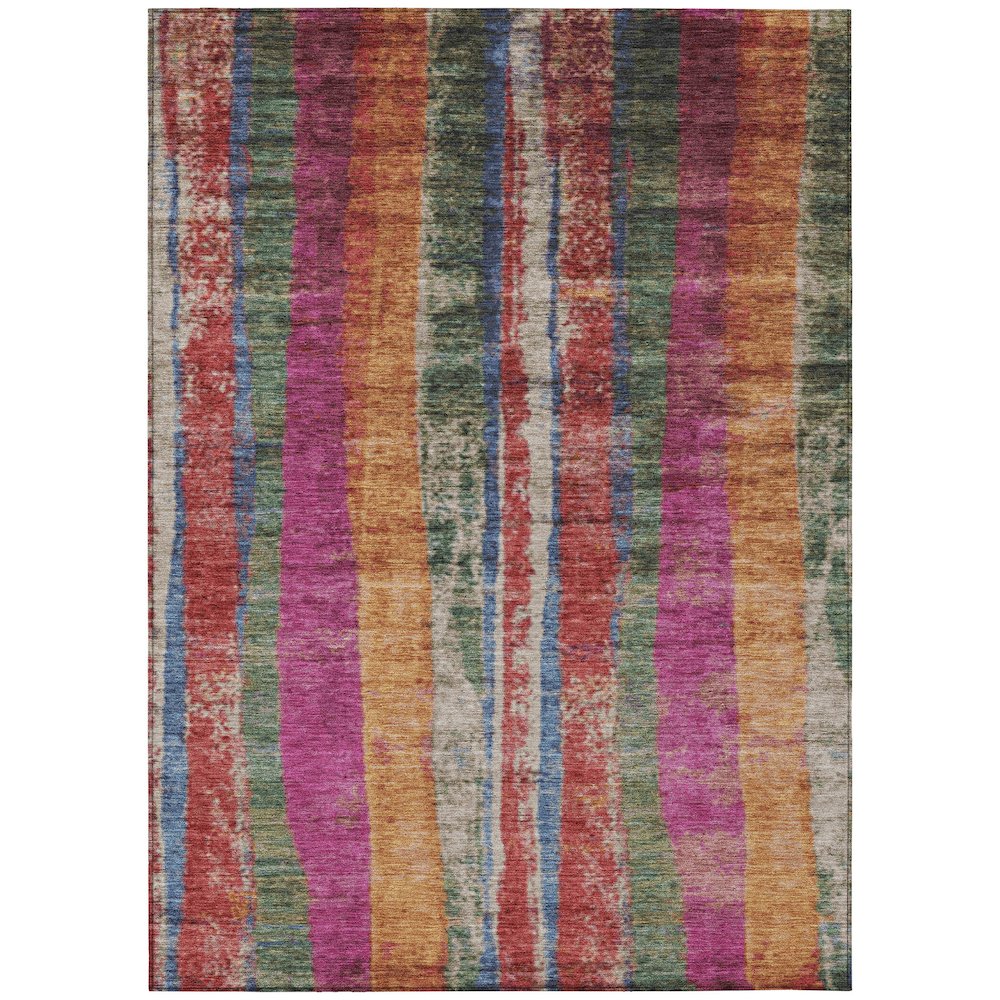 Machine Washable Indoor/Outdoor Chantille Putty 8' x 10' Rug. Picture 1