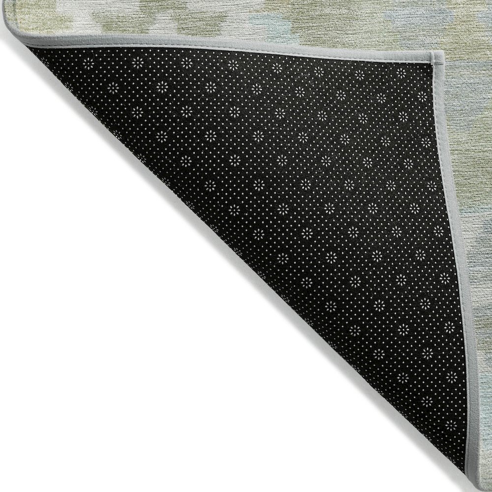 Machine Washable Indoor/Outdoor Chantille Sage 3' x 5' Rug. Picture 2
