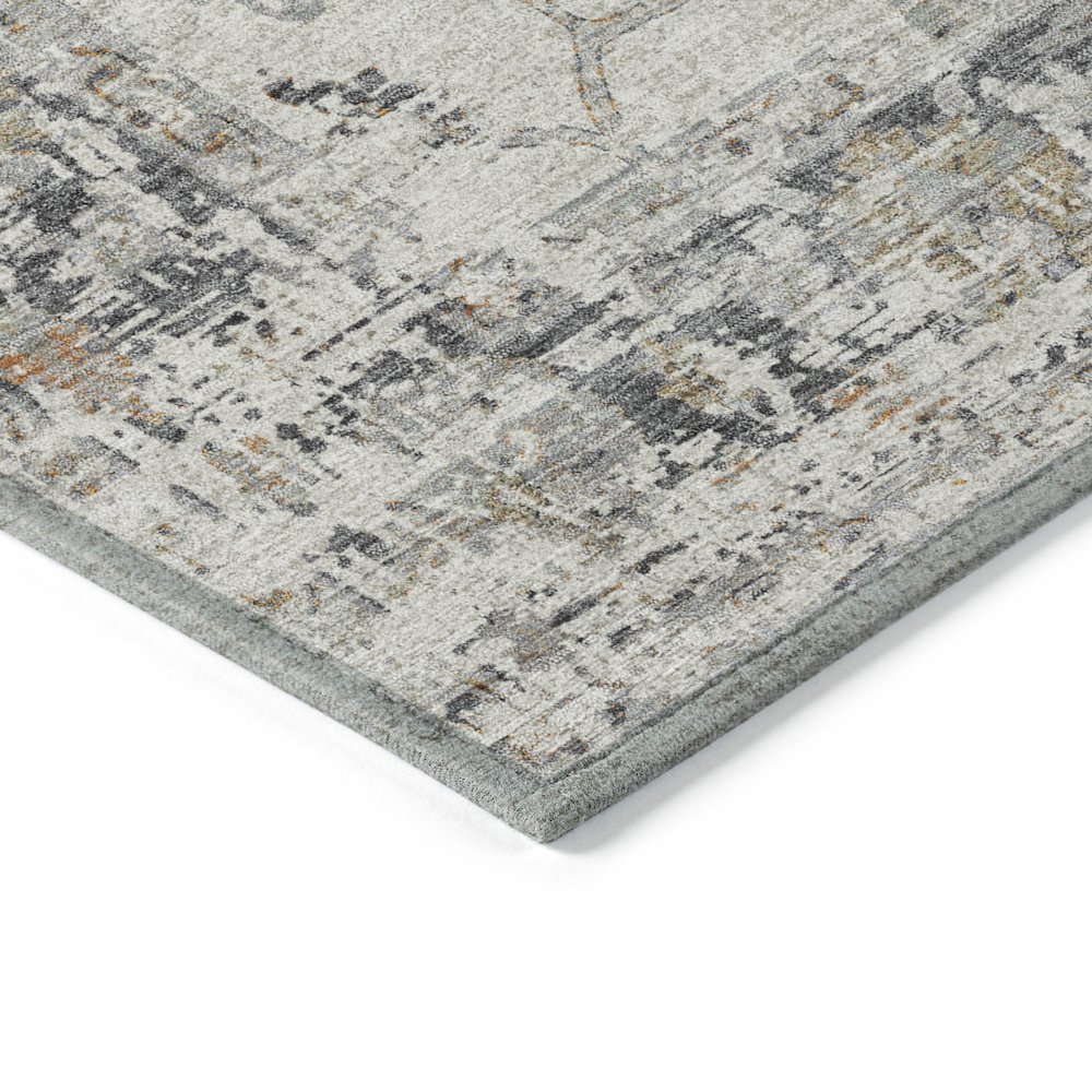 Machine Washable Indoor/Outdoor Chantille Ivory 3' x 5' Rug. Picture 3