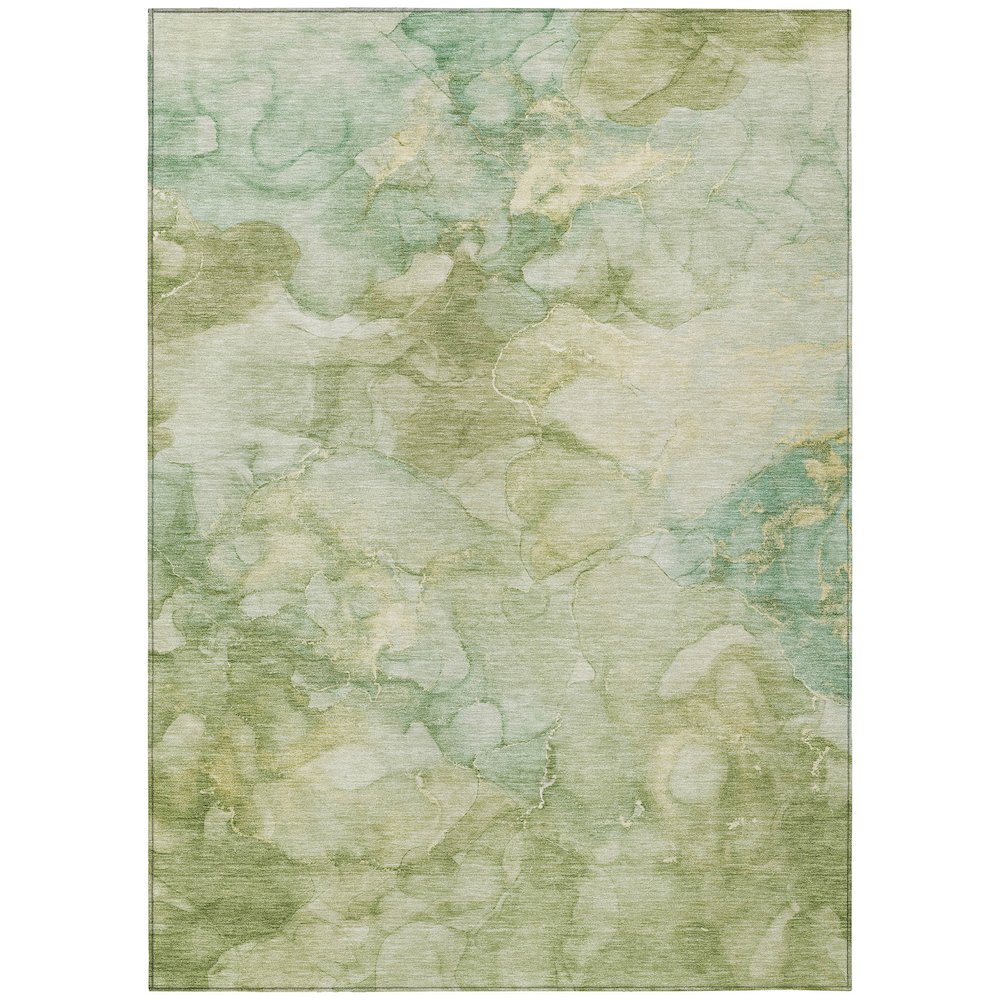 Machine Washable Indoor/Outdoor Chantille ACN2018 Aloe 8' x 10' Rug. Picture 1