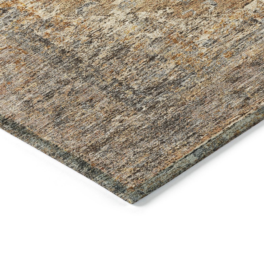 Machine Washable Indoor/Outdoor Chantille ACN2021 Copper 3' x 5' Rug. Picture 3