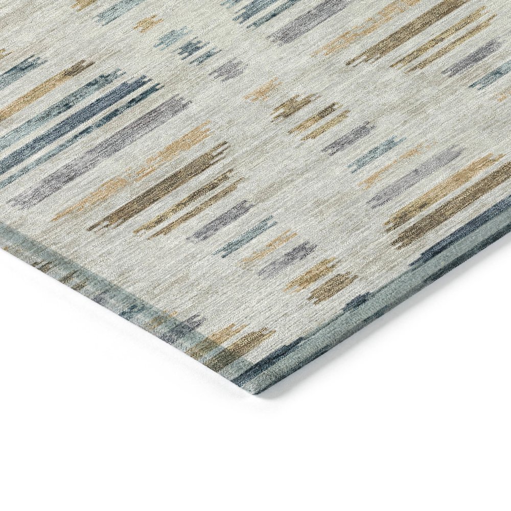 Machine Washable Indoor/Outdoor Chantille ACN2027 Linen 3' x 5' Rug. Picture 3