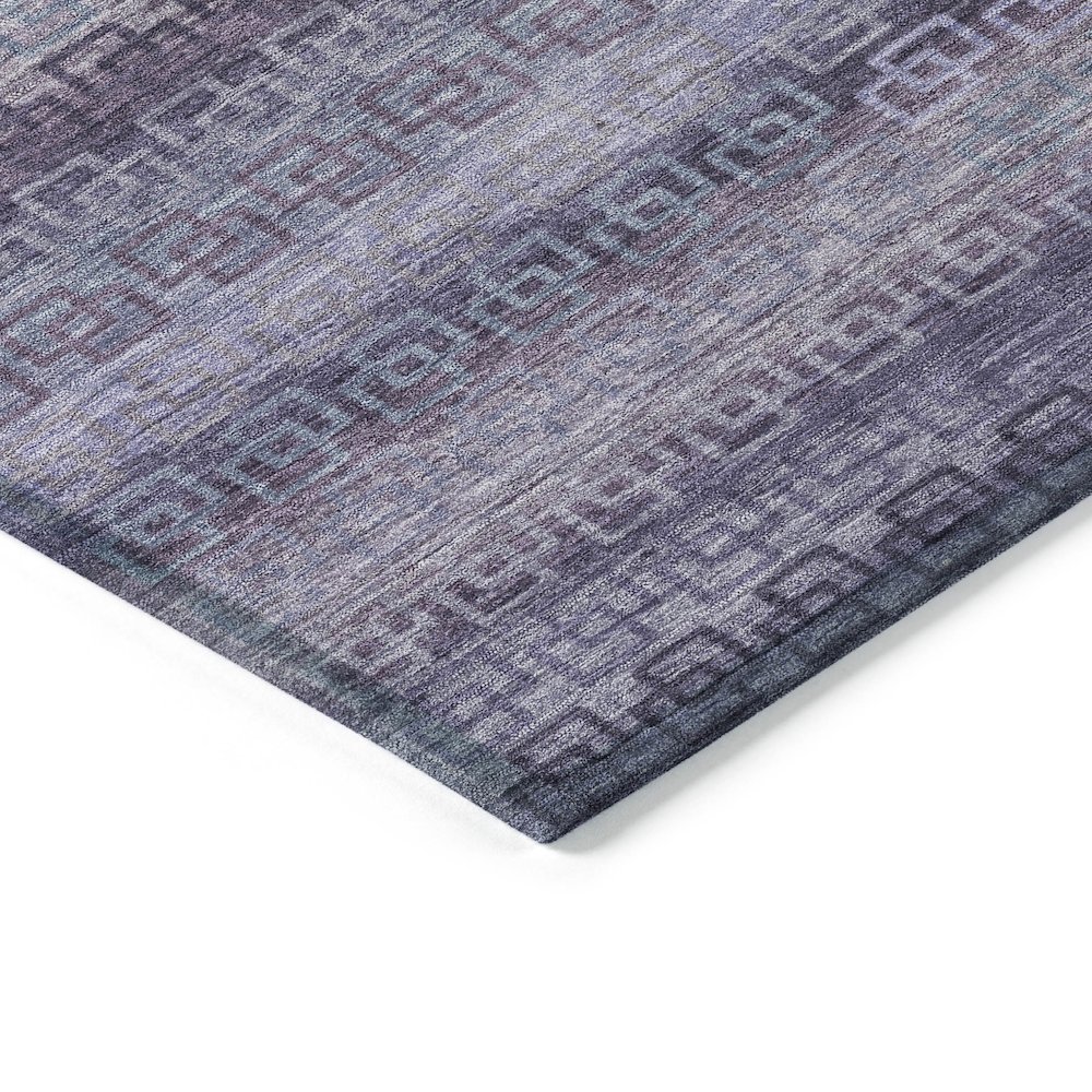 Machine Washable Indoor/Outdoor Chantille ACN2029 Plum 3' x 5' Rug. Picture 3