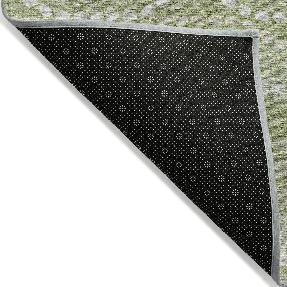 Machine Washable Indoor/Outdoor Chantille ACN2030 Sage 3' x 5' Rug. Picture 2