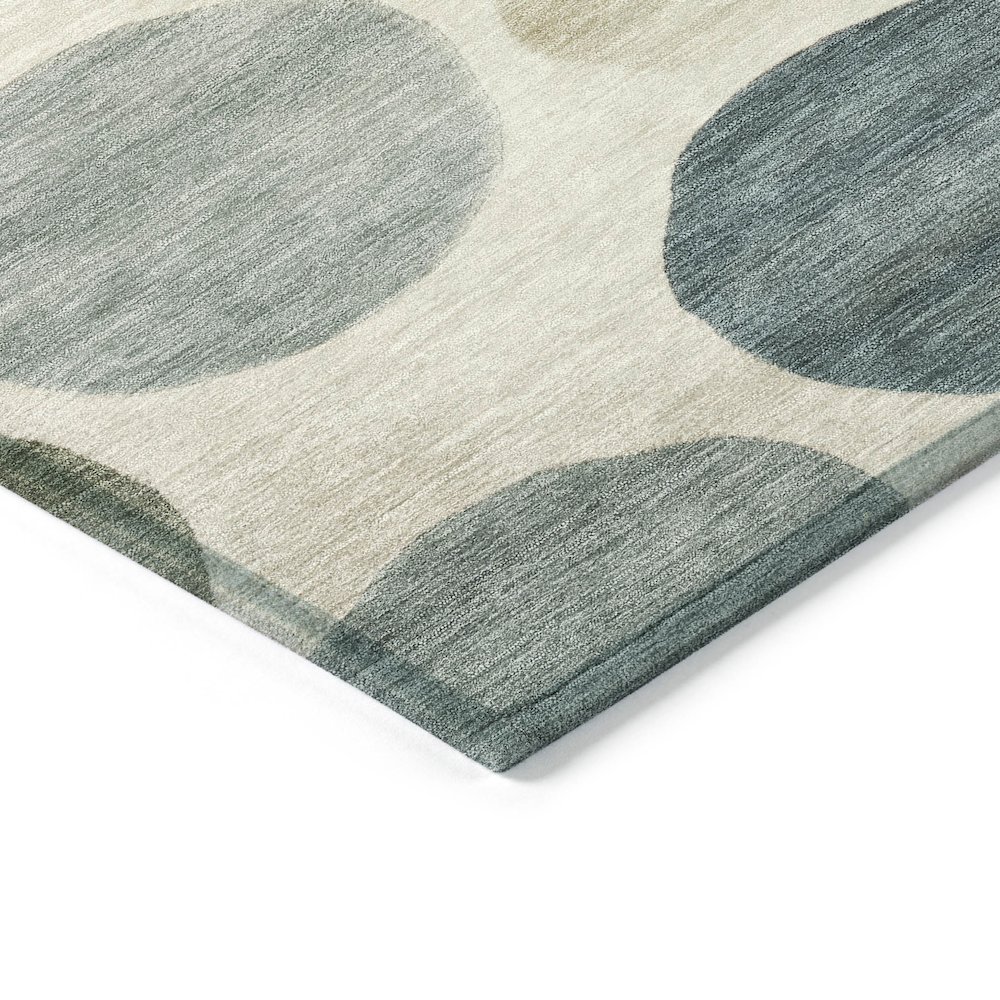 Machine Washable Indoor/Outdoor Chantille ACN2062 Ivory 3' x 5' Rug. Picture 3