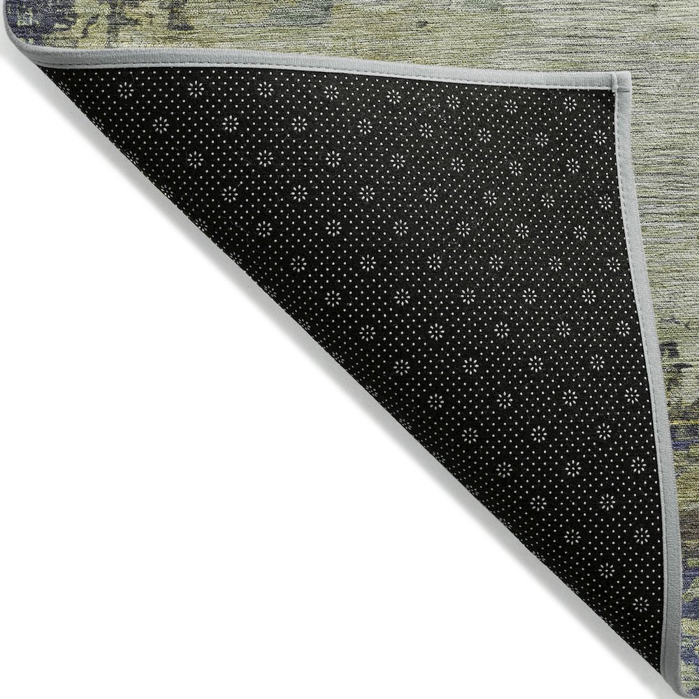 Machine Washable Indoor/Outdoor Chantille ACN2067 Purple 3' x 5' Rug. Picture 2