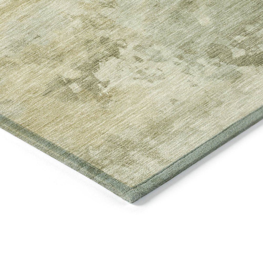 Machine Washable Indoor/Outdoor Chantille ACN2073 Sage 3' x 5' Rug. Picture 3