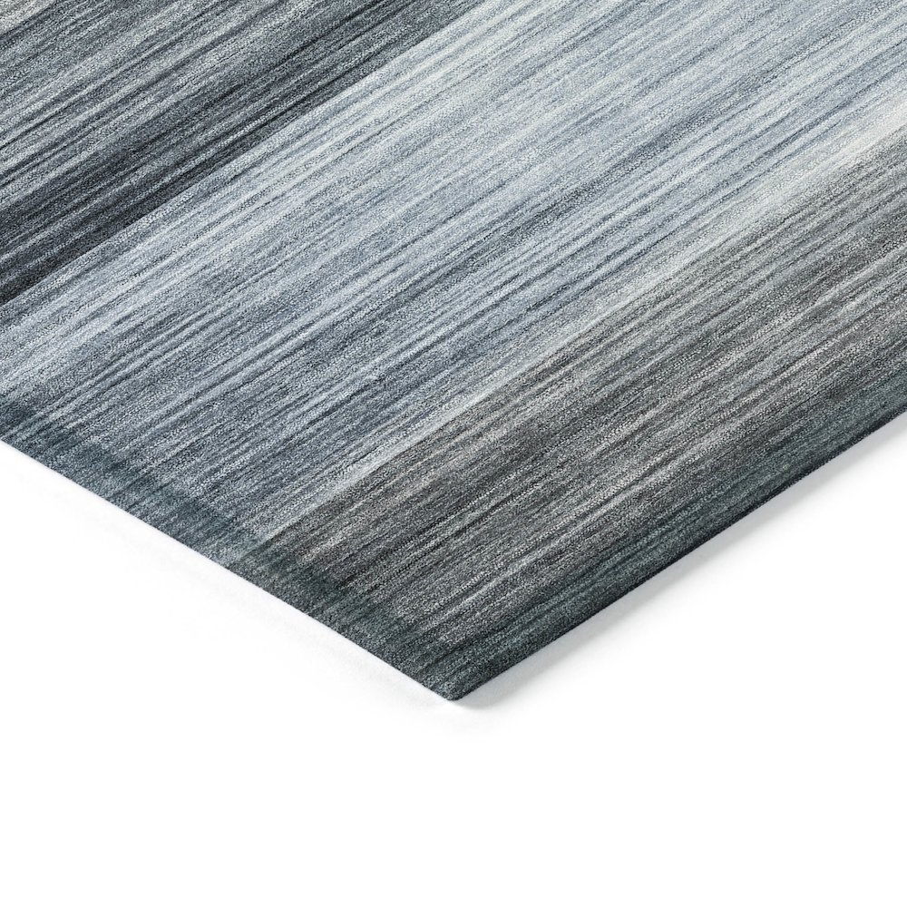Machine Washable Indoor/Outdoor Chantille ACN2082 Denim 3' x 5' Rug. Picture 3