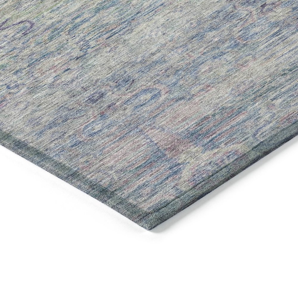 Machine Washable Indoor/Outdoor Chantille ACN2090 Plum 3' x 5' Rug. Picture 3