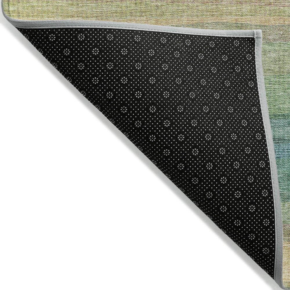 Machine Washable Indoor/Outdoor Chantille ACN2093 Aloe 3' x 5' Rug. Picture 2
