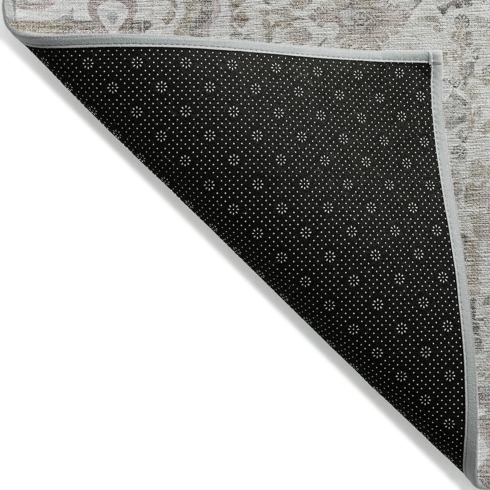 Machine Washable Indoor/Outdoor Chantille ACN2099 Taupe 3' x 5' Rug. Picture 2