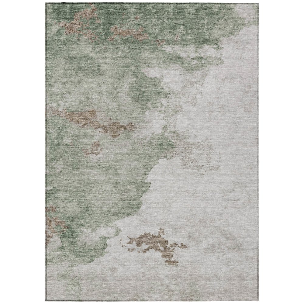 Machine Washable Indoor/Outdoor Chantille ACN2108 Aloe 8' x 10' Rug. Picture 1