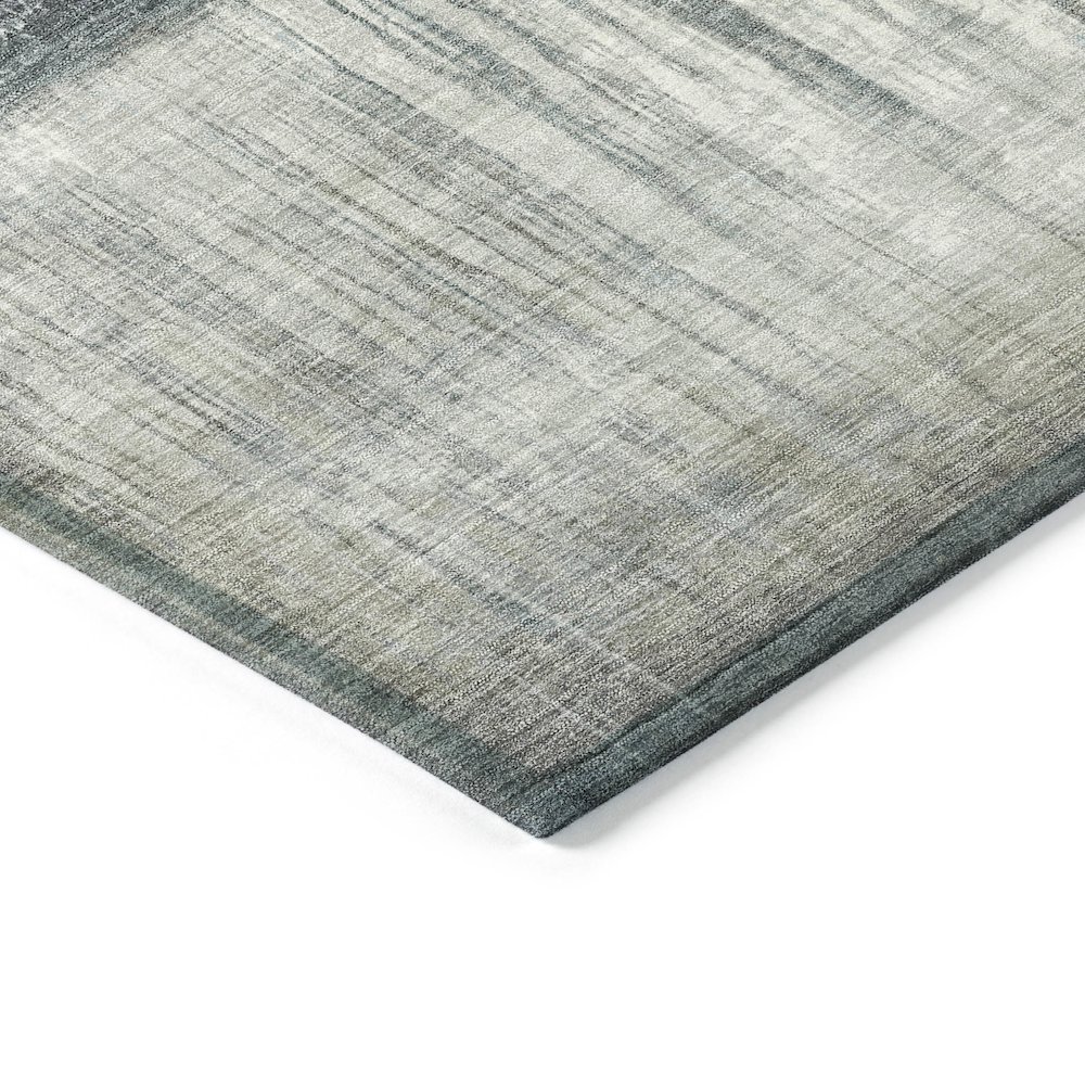 Machine Washable Indoor/Outdoor Chantille ACN2118 Blue 3' x 5' Rug. Picture 3