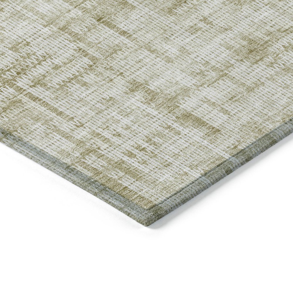 Machine Washable Indoor/Outdoor Chantille ACN2130 Beige 3' x 5' Rug. Picture 3