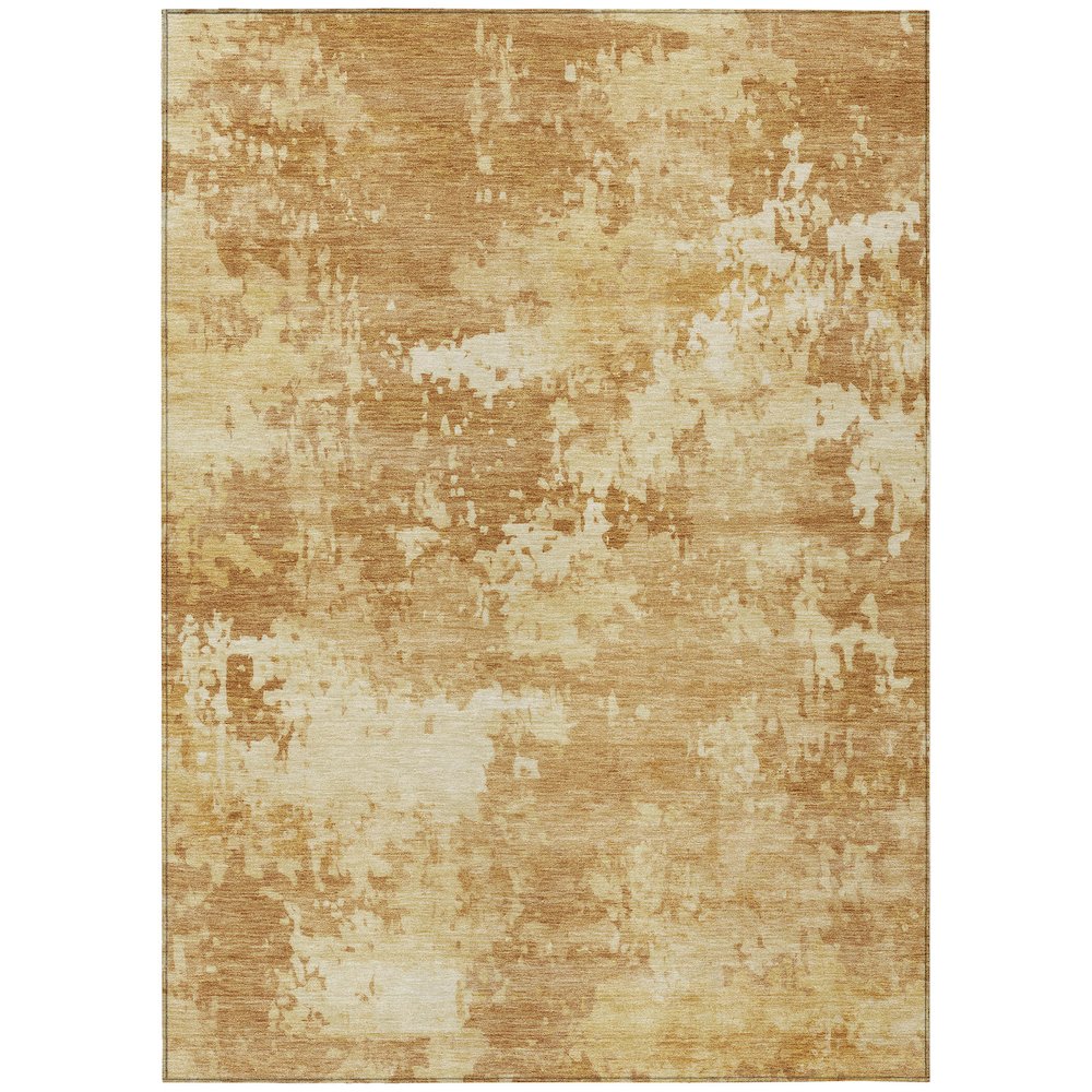 Machine Washable Indoor/Outdoor Chantille ACN2142 Copper 8' x 10' Rug. Picture 1